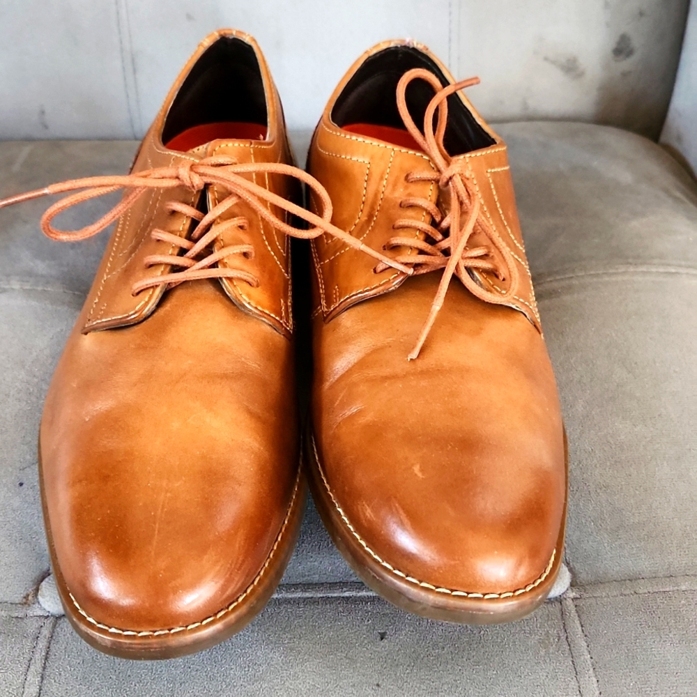 Rockport Mens brown dress shoes Size 8